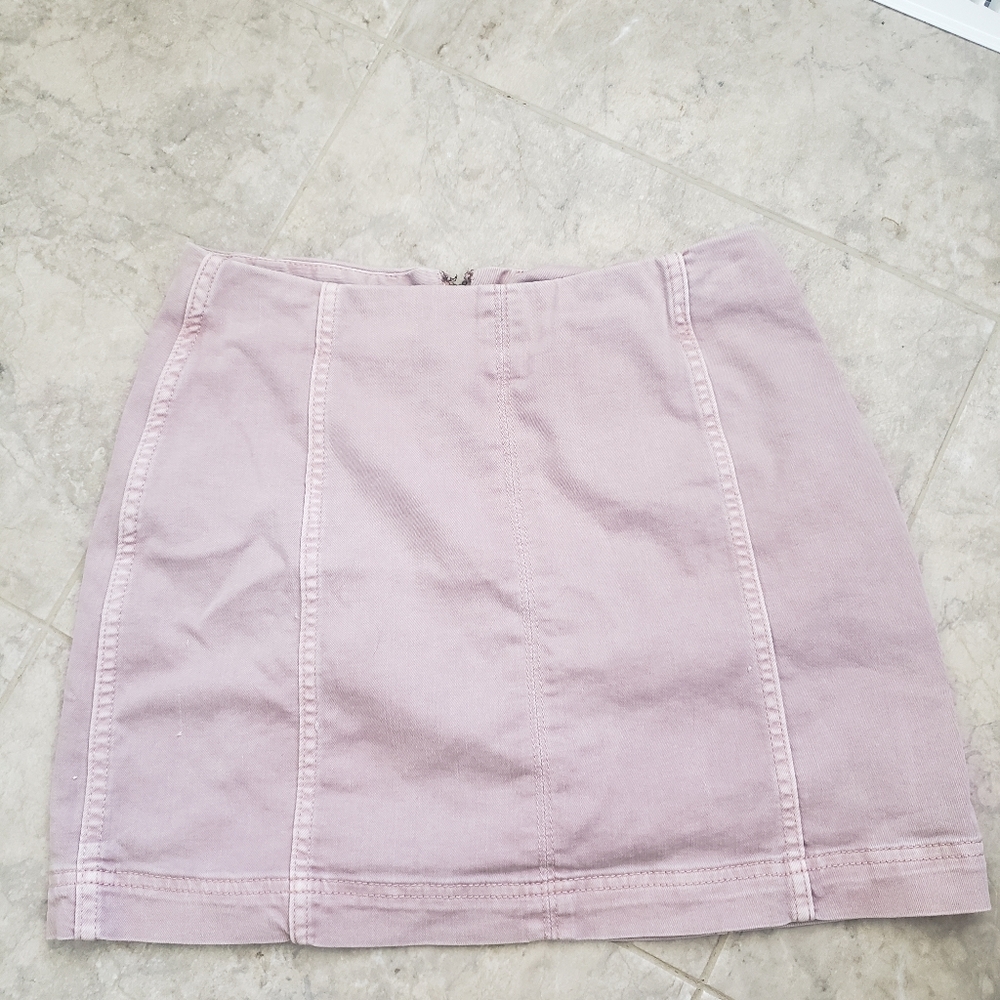 Mauve corduroy mini skirt size 6